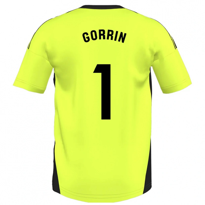 Danxen Uomo Maglia Ale Gorrin #1 Giallo Fluorescente Kit Gara Away 2025/26 Maglietta
