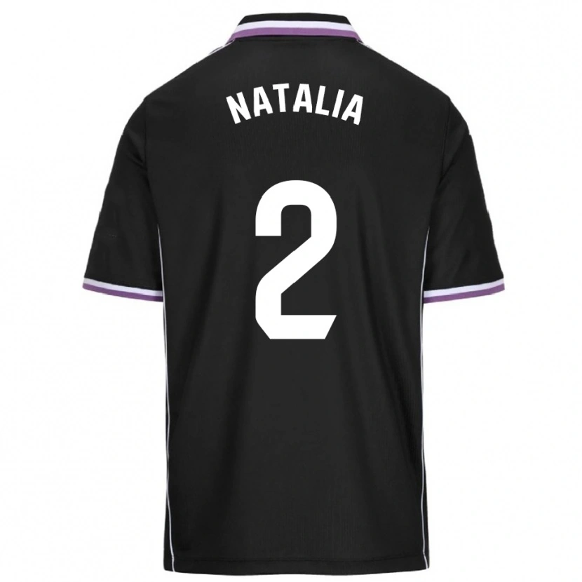 Danxen Uomo Maglia Natalia Delgado Calle #2 Viola Nero Kit Gara Away 2025/26 Maglietta