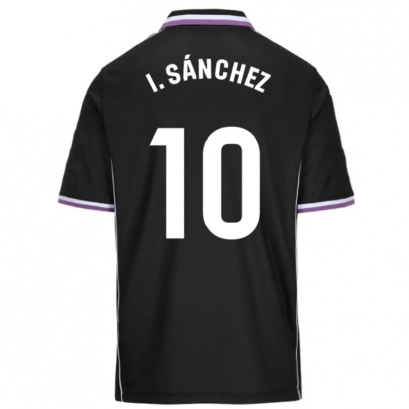 Danxen Uomo Maglia Iván Sánchez #10 Viola Nero Kit Gara Away 2025/26 Maglietta