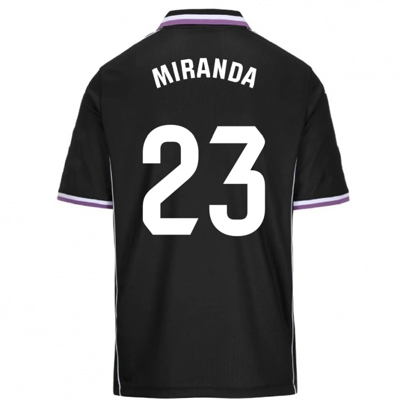 Danxen Uomo Maglia João Miranda #23 Viola Nero Kit Gara Away 2025/26 Maglietta