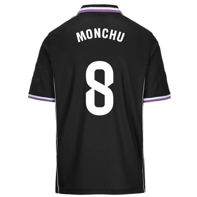 Danxen Uomo Maglia Monchu #8 Viola Nero Kit Gara Away 2025/26 Maglietta