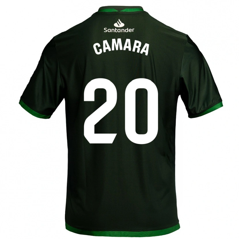 Danxen Uomo Maglia Suleiman Camara #20 Verde Scuro Kit Gara Away 2025/26 Maglietta