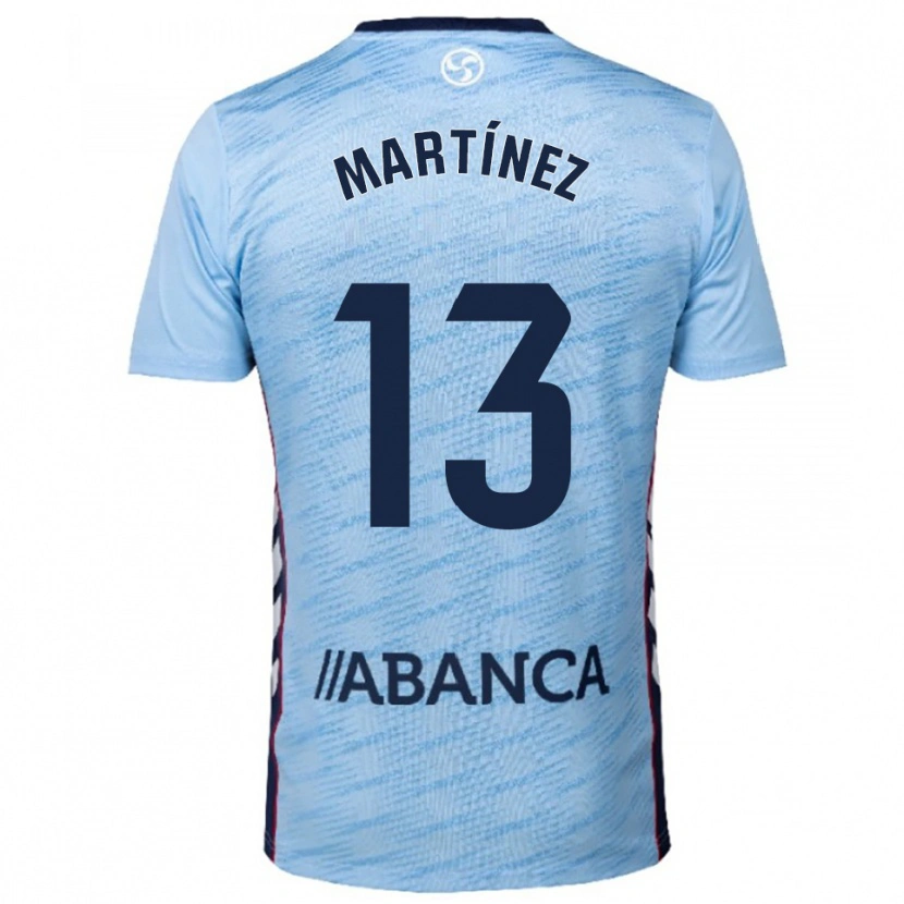Danxen Donna Maglia Naiara Martínez #13 Azzurro Rosso Kit Gara Home 2025/26 Maglietta