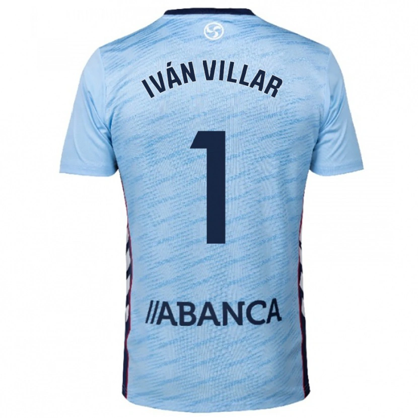 Danxen Donna Maglia Iván Villar #1 Azzurro Rosso Kit Gara Home 2025/26 Maglietta