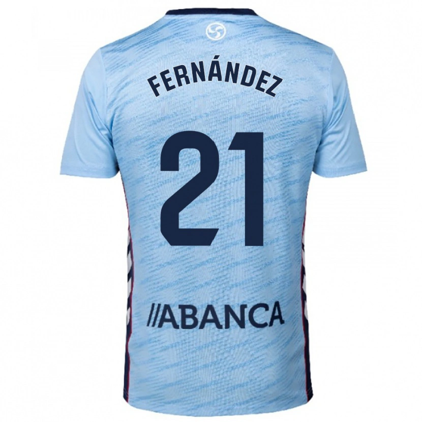 Danxen Donna Maglia Manu Fernández #21 Azzurro Rosso Kit Gara Home 2025/26 Maglietta