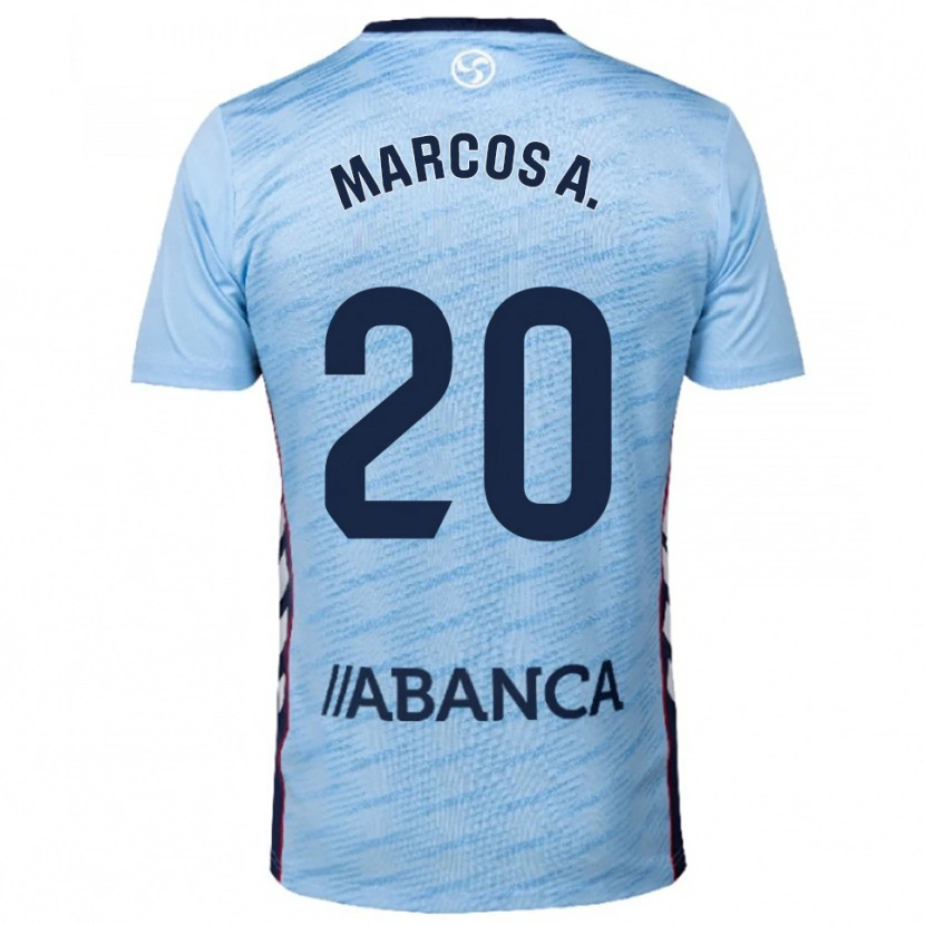Danxen Donna Maglia Marcos Alonso #20 Azzurro Rosso Kit Gara Home 2025/26 Maglietta