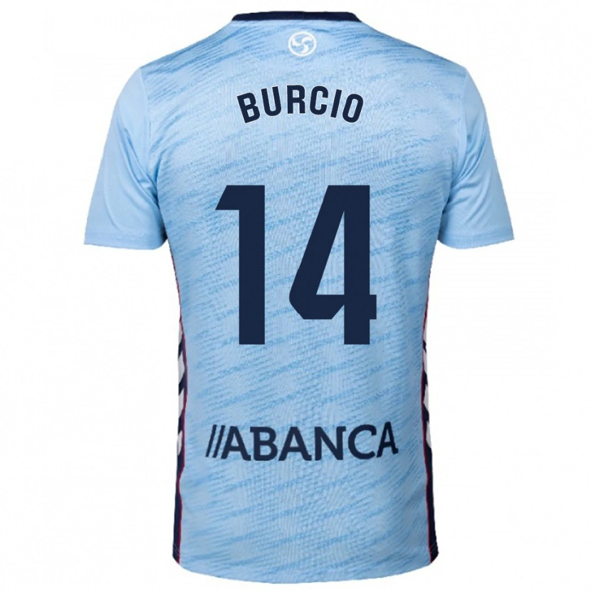 Danxen Donna Maglia Hugo Burcio #14 Azzurro Rosso Kit Gara Home 2025/26 Maglietta