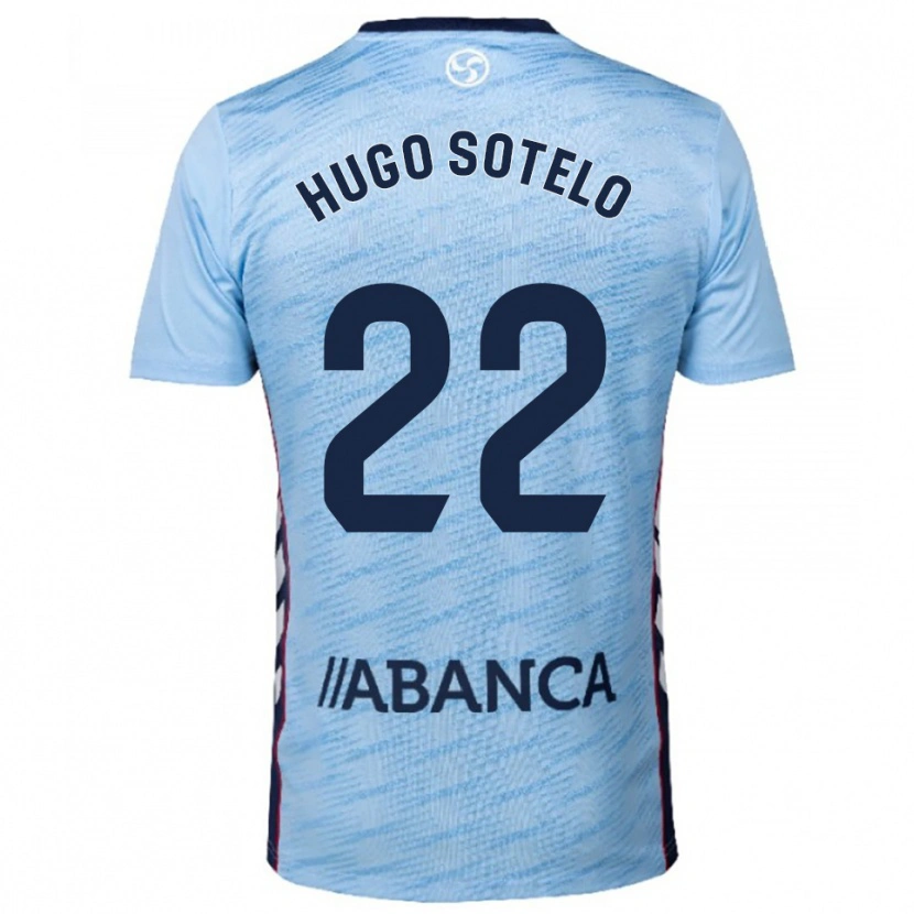 Danxen Donna Maglia Hugo Sotelo #22 Azzurro Rosso Kit Gara Home 2025/26 Maglietta