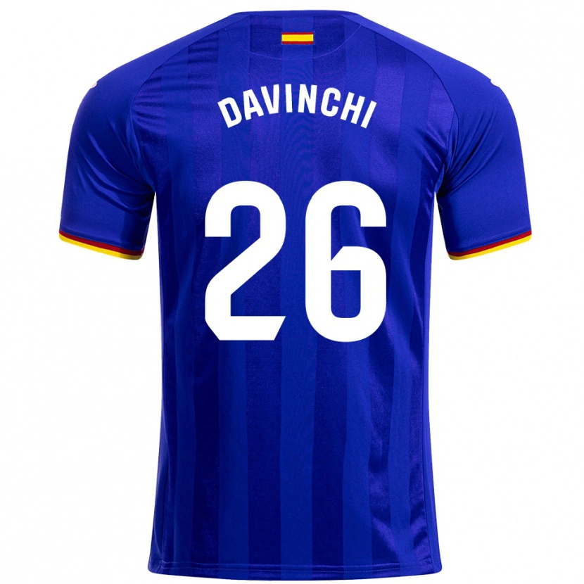 Danxen Donna Maglia Davinchi #26 Blu Rosso Giallo Kit Gara Home 2025/26 Maglietta