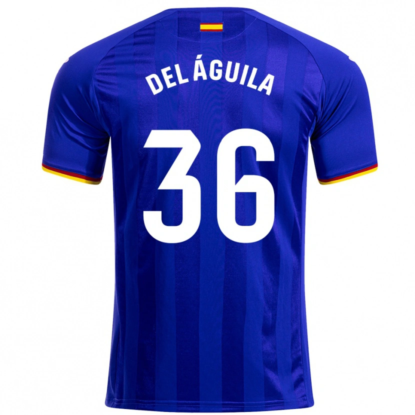 Danxen Donna Maglia Ángel Del Águila #36 Blu Rosso Giallo Kit Gara Home 2025/26 Maglietta