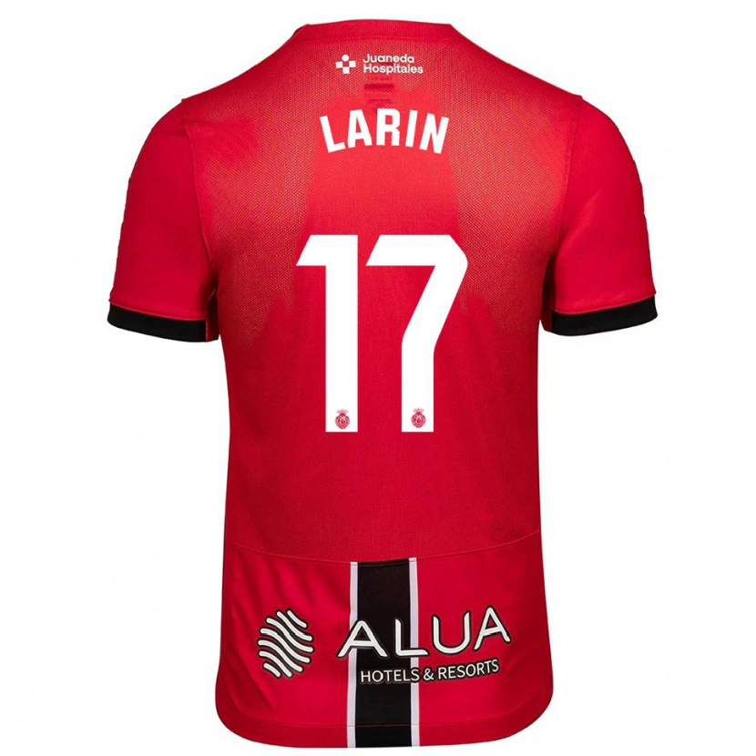 Danxen Donna Maglia Cyle Larin #17 Rosso Nero Kit Gara Home 2025/26 Maglietta