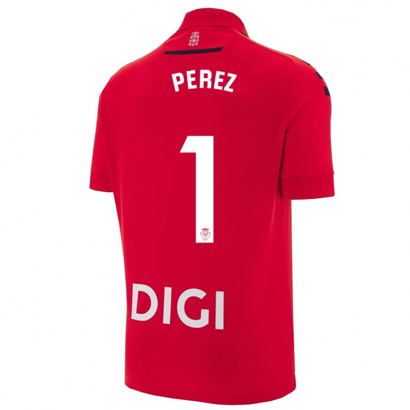 Danxen Donna Maglia Silvia Pérez Fernández De Romarategui #1 Rosso Nero Kit Gara Home 2025/26 Maglietta