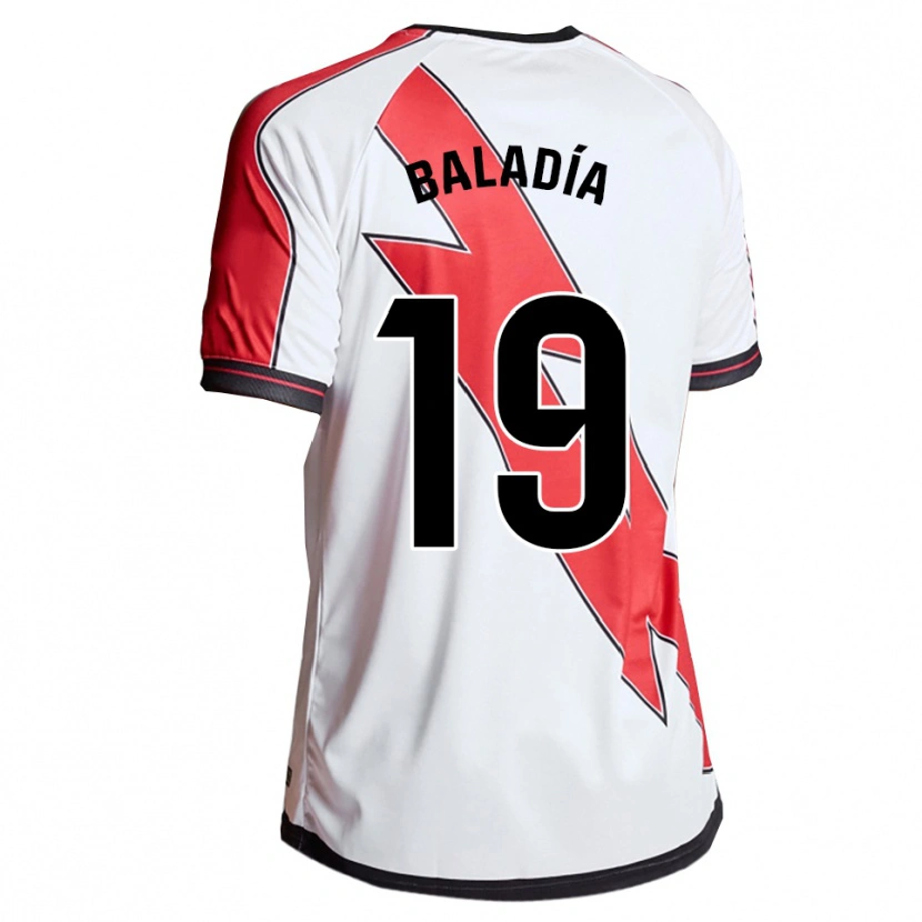 Danxen Donna Maglia Álvaro Baladía #19 Bianco Rosso Kit Gara Home 2025/26 Maglietta