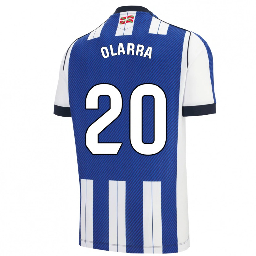 Danxen Donna Maglia Aimar Olarra #20 Blu Bianco Kit Gara Home 2025/26 Maglietta
