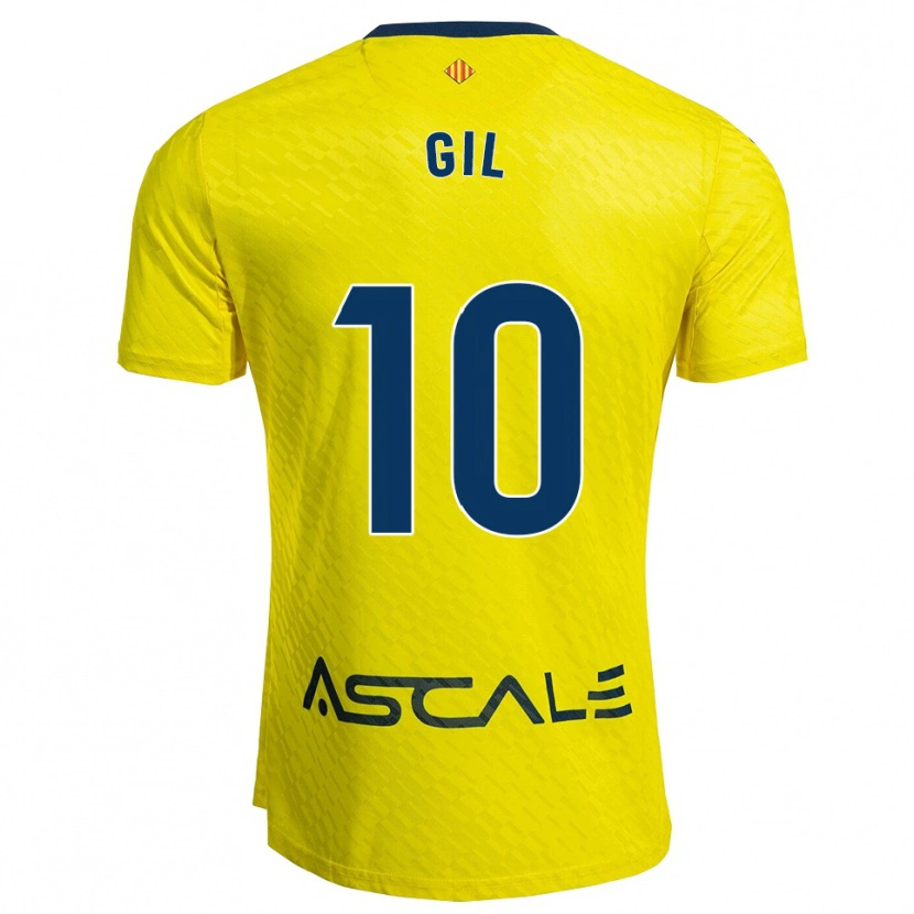 Danxen Donna Maglia Markel Gil #10 Giallo Blu Scuro Kit Gara Home 2025/26 Maglietta