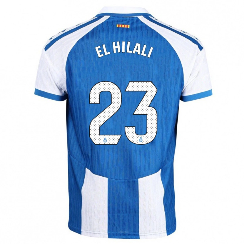 Danxen Donna Maglia Omar El Hilali #23 Blu Bianco Kit Gara Home 2025/26 Maglietta
