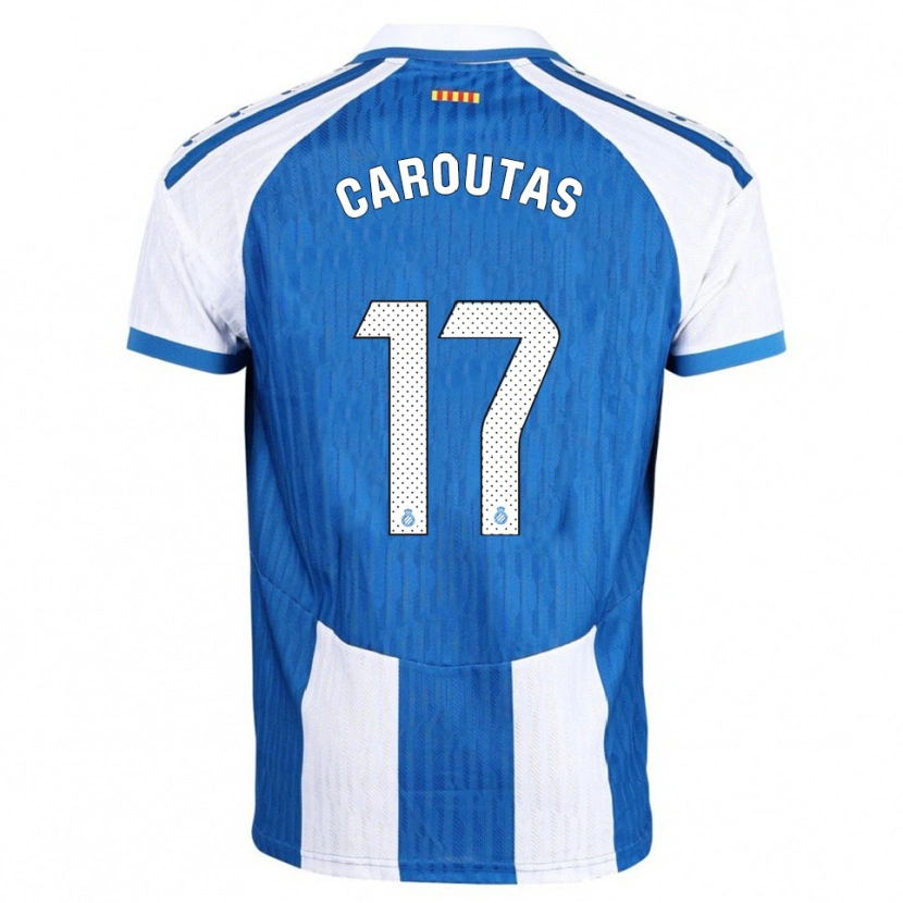 Danxen Donna Maglia Tim Caroutas #17 Blu Bianco Kit Gara Home 2025/26 Maglietta