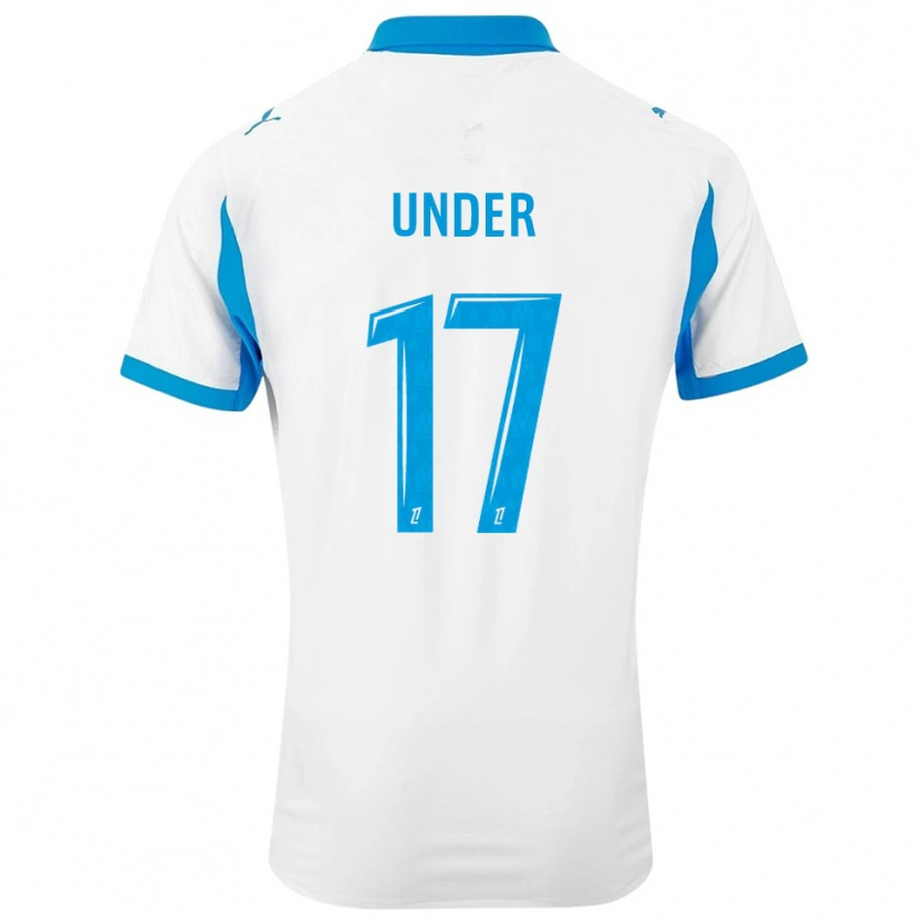 Danxen Donna Maglia Cengiz Under #17 Bianco Azzurro Kit Gara Home 2025/26 Maglietta