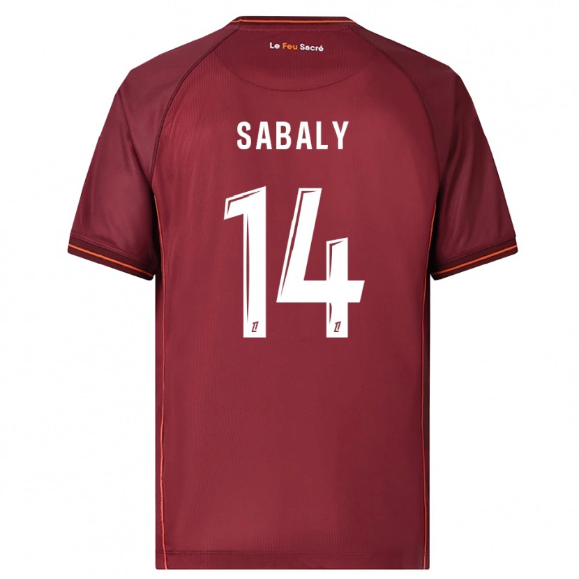 Danxen Donna Maglia Cheikh Sabaly #14 Borgogna Bianco Kit Gara Home 2025/26 Maglietta