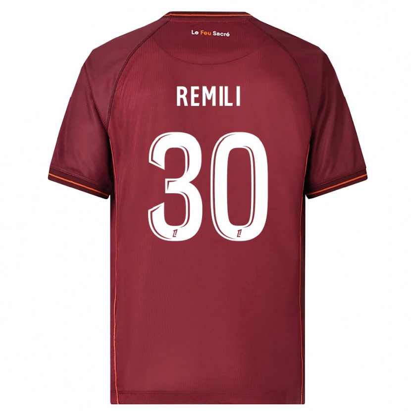 Danxen Donna Maglia Célia Remili #30 Borgogna Bianco Kit Gara Home 2025/26 Maglietta