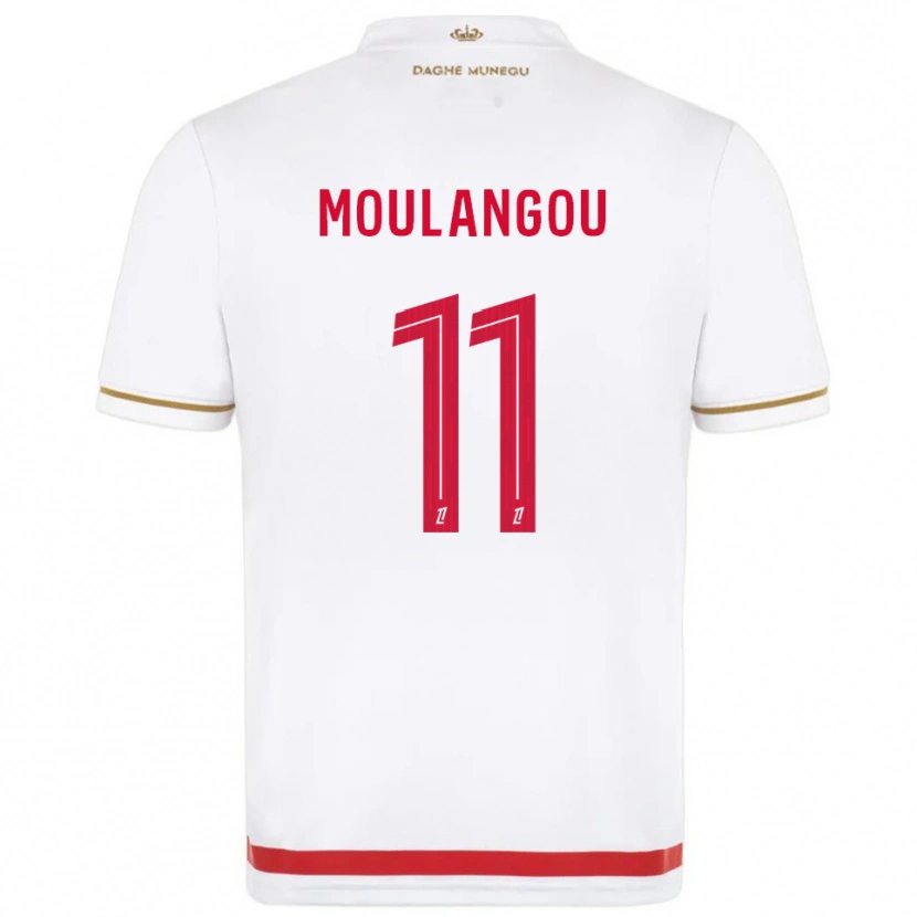 Danxen Donna Maglia Kenan Moulangou #11 Rosso Bianco Kit Gara Home 2025/26 Maglietta