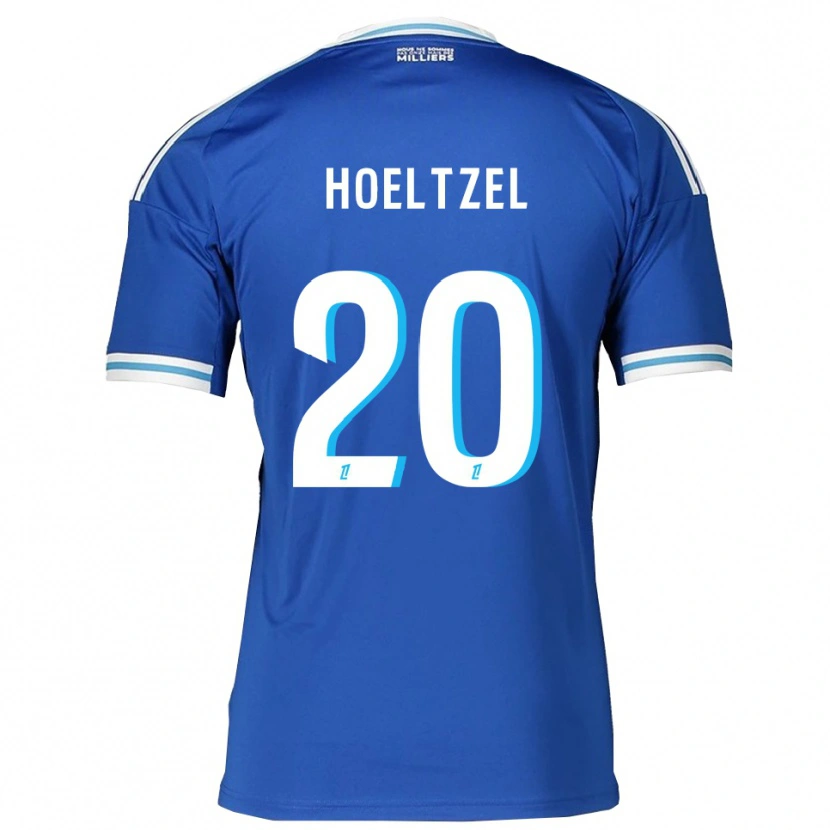 Danxen Donna Maglia Mégane Hoeltzel #20 Blu Bianco Kit Gara Home 2025/26 Maglietta