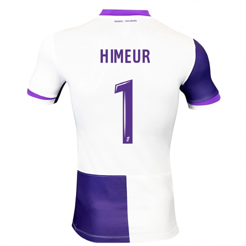 Danxen Donna Maglia Thomas Himeur #1 Viola Bianco Kit Gara Home 2025/26 Maglietta