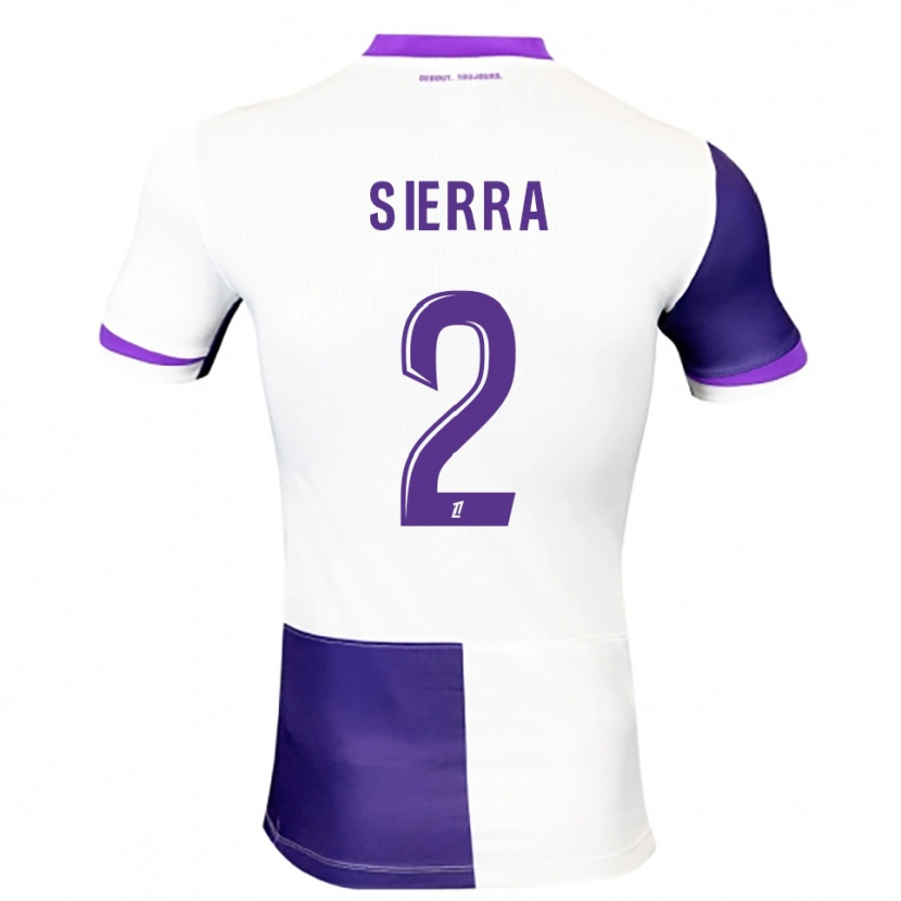 Danxen Donna Maglia Pauline Sierra #2 Viola Bianco Kit Gara Home 2025/26 Maglietta