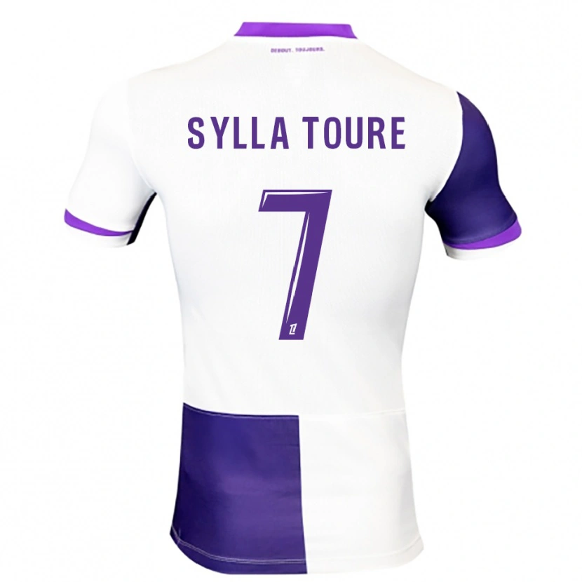 Danxen Donna Maglia Ismael Sylla Touré #7 Viola Bianco Kit Gara Home 2025/26 Maglietta