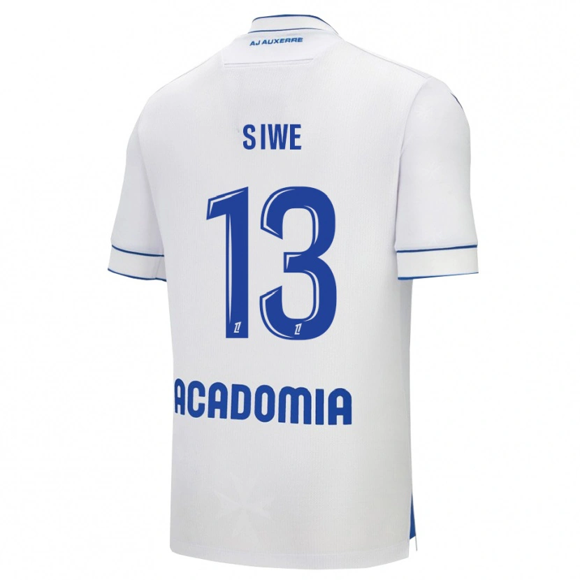 Danxen Donna Maglia Telli Siwe #13 Bianco Blu Kit Gara Home 2025/26 Maglietta