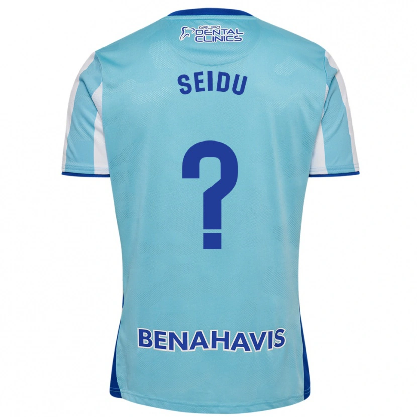 Danxen Donna Maglia Abubakar Seidu #0 Azzurro Bianco Kit Gara Home 2025/26 Maglietta