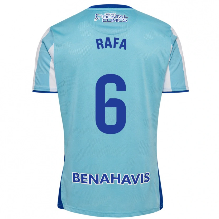 Danxen Donna Maglia Rafa Rodríguez #6 Azzurro Bianco Kit Gara Home 2025/26 Maglietta