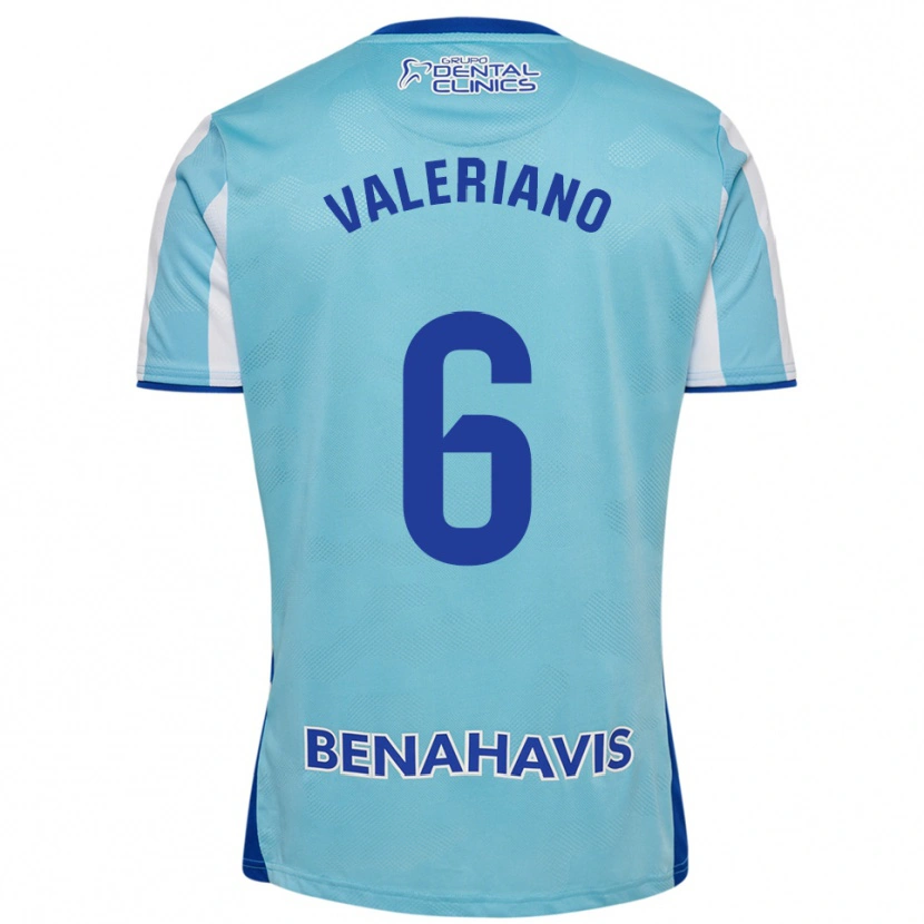 Danxen Donna Maglia Nerea Valeriano Martínez #6 Azzurro Bianco Kit Gara Home 2025/26 Maglietta