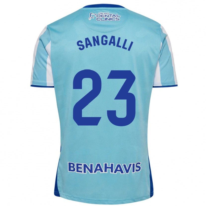 Danxen Donna Maglia Luca Sangalli #23 Azzurro Bianco Kit Gara Home 2025/26 Maglietta