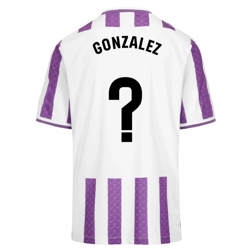 Danxen Donna Maglia Santi González #0 Viola Bianco Kit Gara Home 2025/26 Maglietta