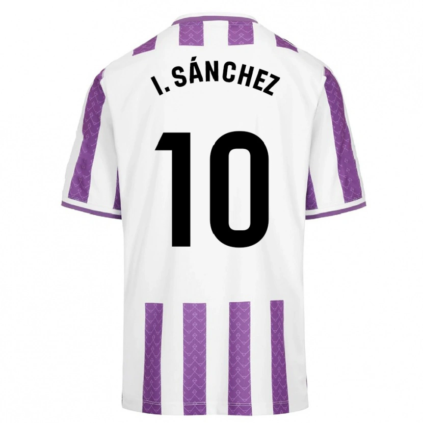Danxen Donna Maglia Iván Sánchez #10 Viola Bianco Kit Gara Home 2025/26 Maglietta