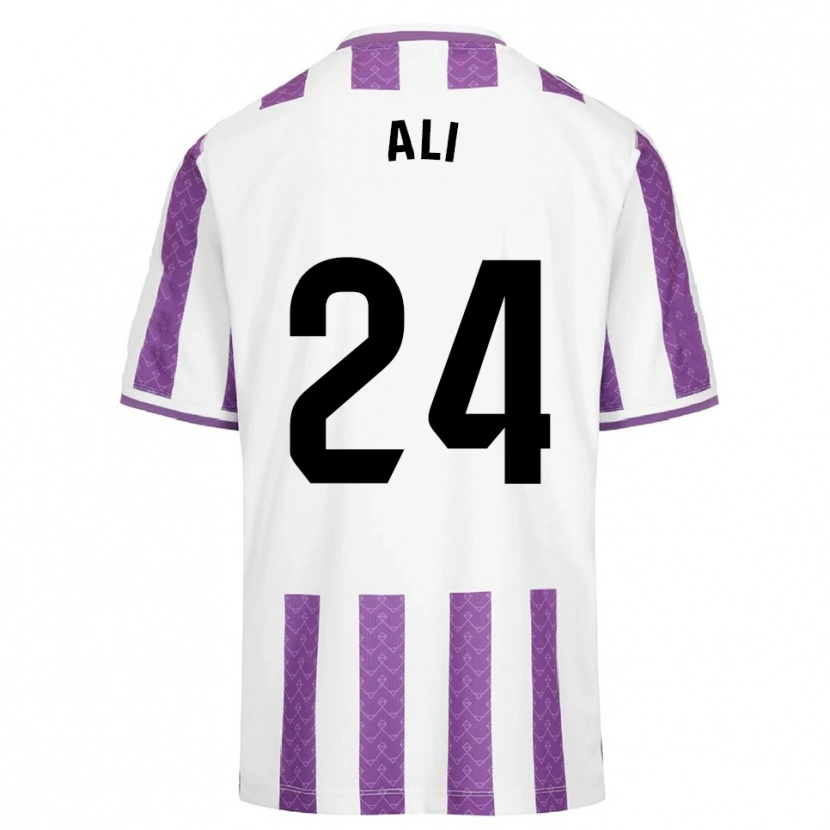 Danxen Donna Maglia Alicia Zamora Suescun #24 Viola Bianco Kit Gara Home 2025/26 Maglietta