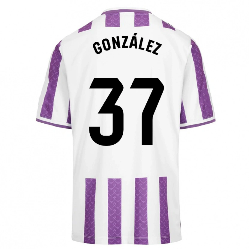 Danxen Donna Maglia Raúl González #37 Viola Bianco Kit Gara Home 2025/26 Maglietta