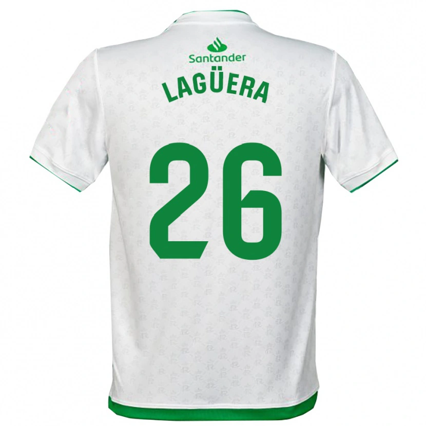 Danxen Donna Maglia Christian Lagüera #26 Verde Bianco Kit Gara Home 2025/26 Maglietta