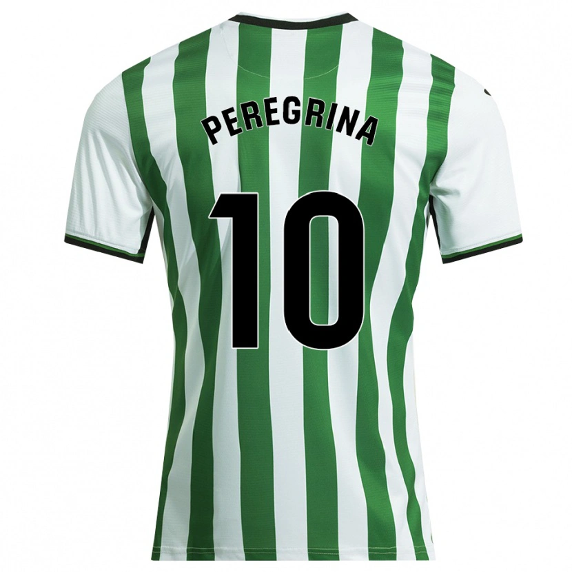 Danxen Donna Maglia Mario Peregrina #10 Bianco Verde Kit Gara Home 2025/26 Maglietta