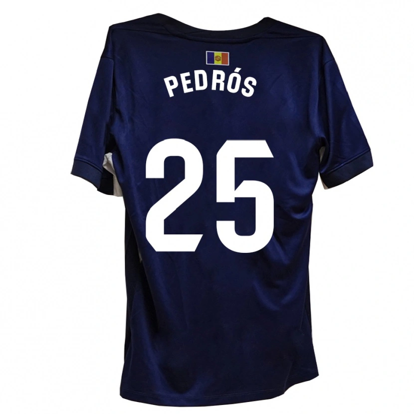 Danxen Donna Maglia Isaac Pedrós #25 Blu Navy Bianco Kit Gara Home 2025/26 Maglietta