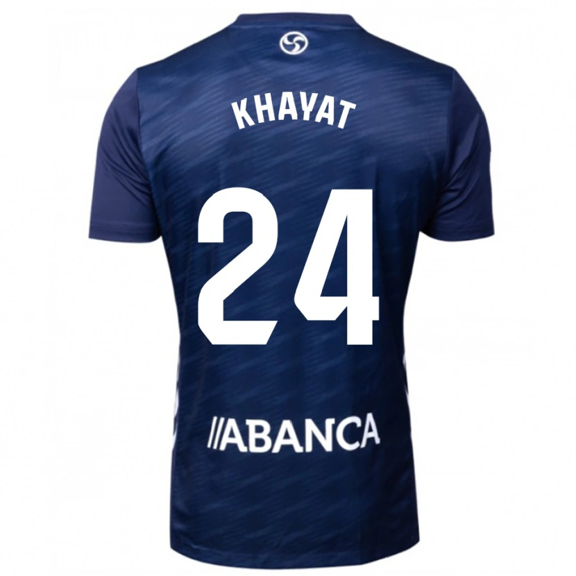 Danxen Donna Maglia Anthony Khayat #24 Blu Scuro Bianco Kit Gara Away 2025/26 Maglietta