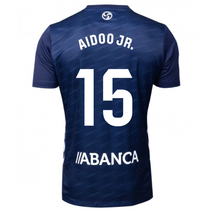 Danxen Donna Maglia Joseph Aidoo #15 Blu Scuro Bianco Kit Gara Away 2025/26 Maglietta