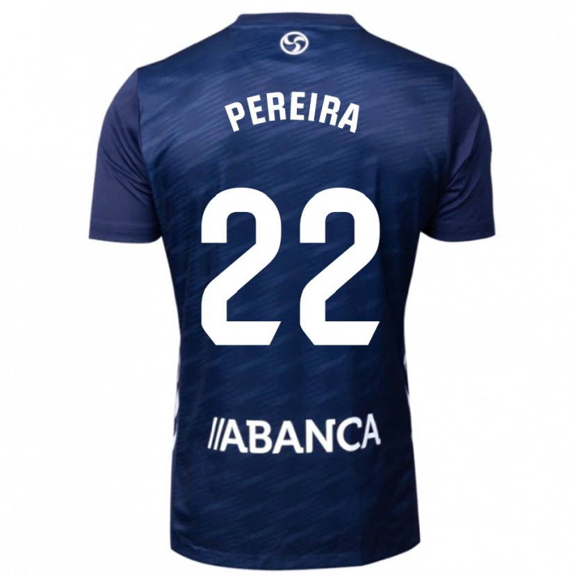 Danxen Donna Maglia Noe Pereira #22 Blu Scuro Bianco Kit Gara Away 2025/26 Maglietta
