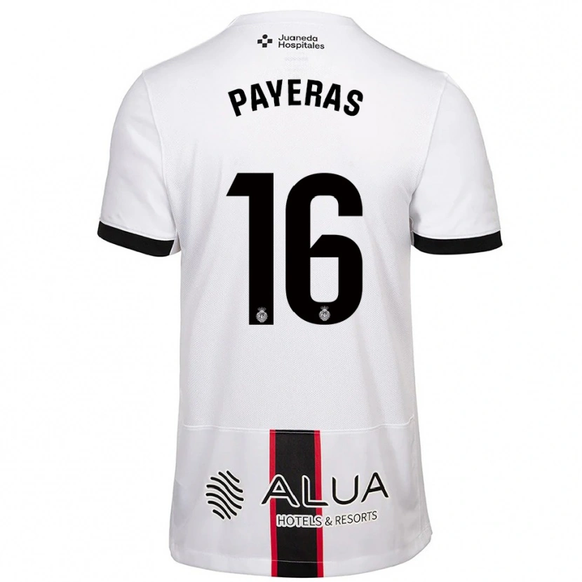 Danxen Donna Maglia Martí Payeras #16 Bianco Nero Kit Gara Away 2025/26 Maglietta