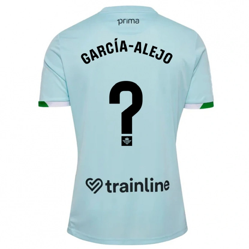 Danxen Donna Maglia Raúl García-Alejo #0 Azzurro Verde Kit Gara Away 2025/26 Maglietta