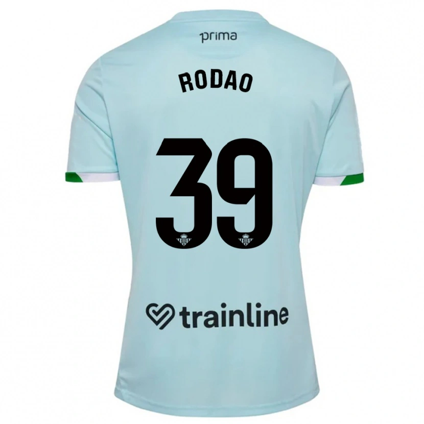 Danxen Donna Maglia Alba Rodao #39 Azzurro Verde Kit Gara Away 2025/26 Maglietta