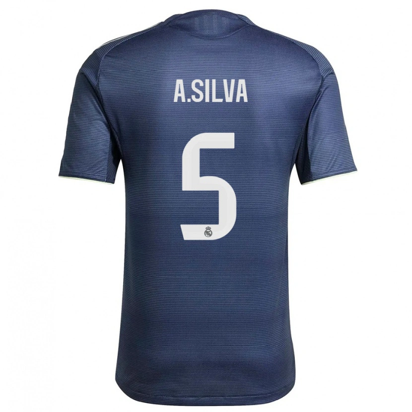 Danxen Donna Maglia Antonia Silva #5 Blu Scuro Argento Kit Gara Away 2025/26 Maglietta