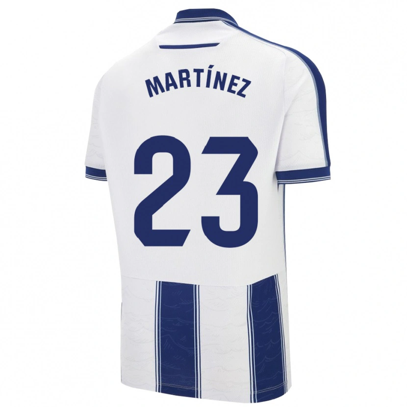 Danxen Donna Maglia Pablo Martínez #23 Blu Scuro Bianco Kit Gara Away 2025/26 Maglietta