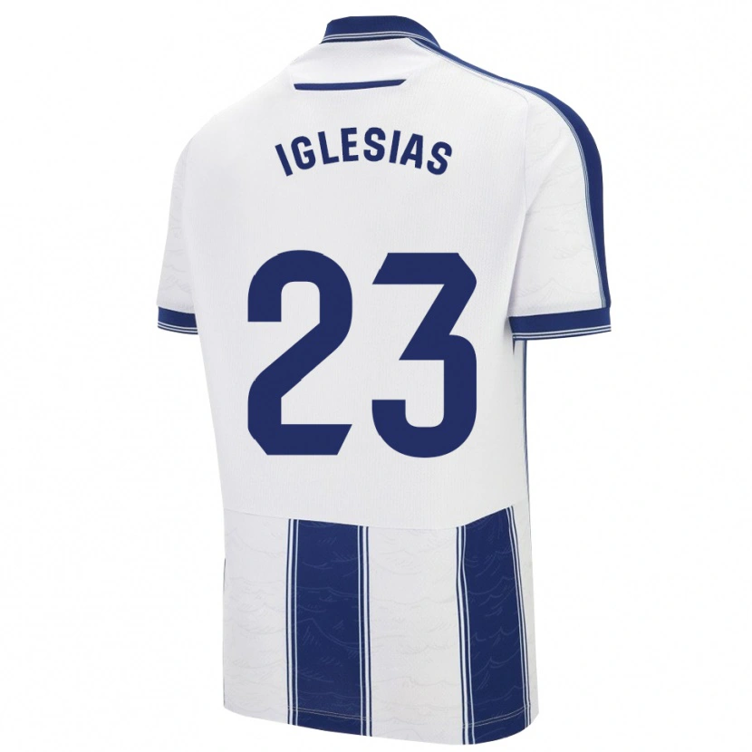 Danxen Donna Maglia Dylan Iglesias #23 Blu Scuro Bianco Kit Gara Away 2025/26 Maglietta
